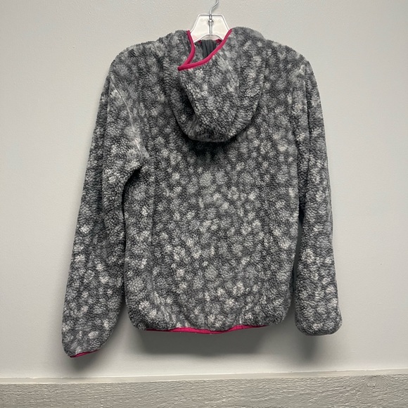 Eddie Bauer Girls Fuzzy Jacket L 14/16 - Picture 6 of 6